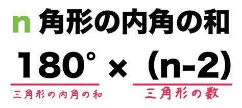 1260度 多角形|内角の和以外で多角形の求め方 